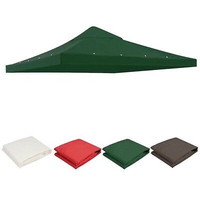 10x10' Gazebo Canopy Top Replacement 1-tier Patio Pavilion Uv30+ Sunshade Cover