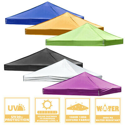 9.6x9.6ft Pop Up Canopy Top Replacement Patio Outdoor Sunshade Tent Cover 1080d