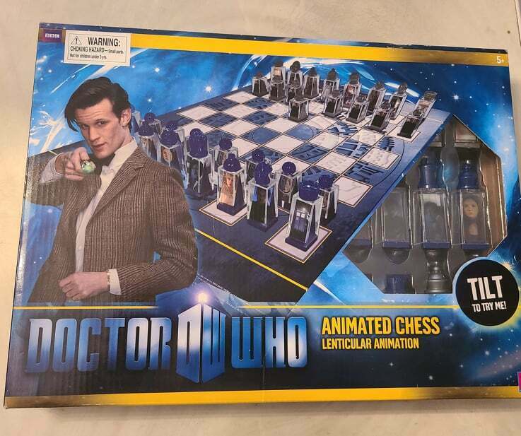 Doctor Who Animated Chess Lenticular Animation Game Underground Toys