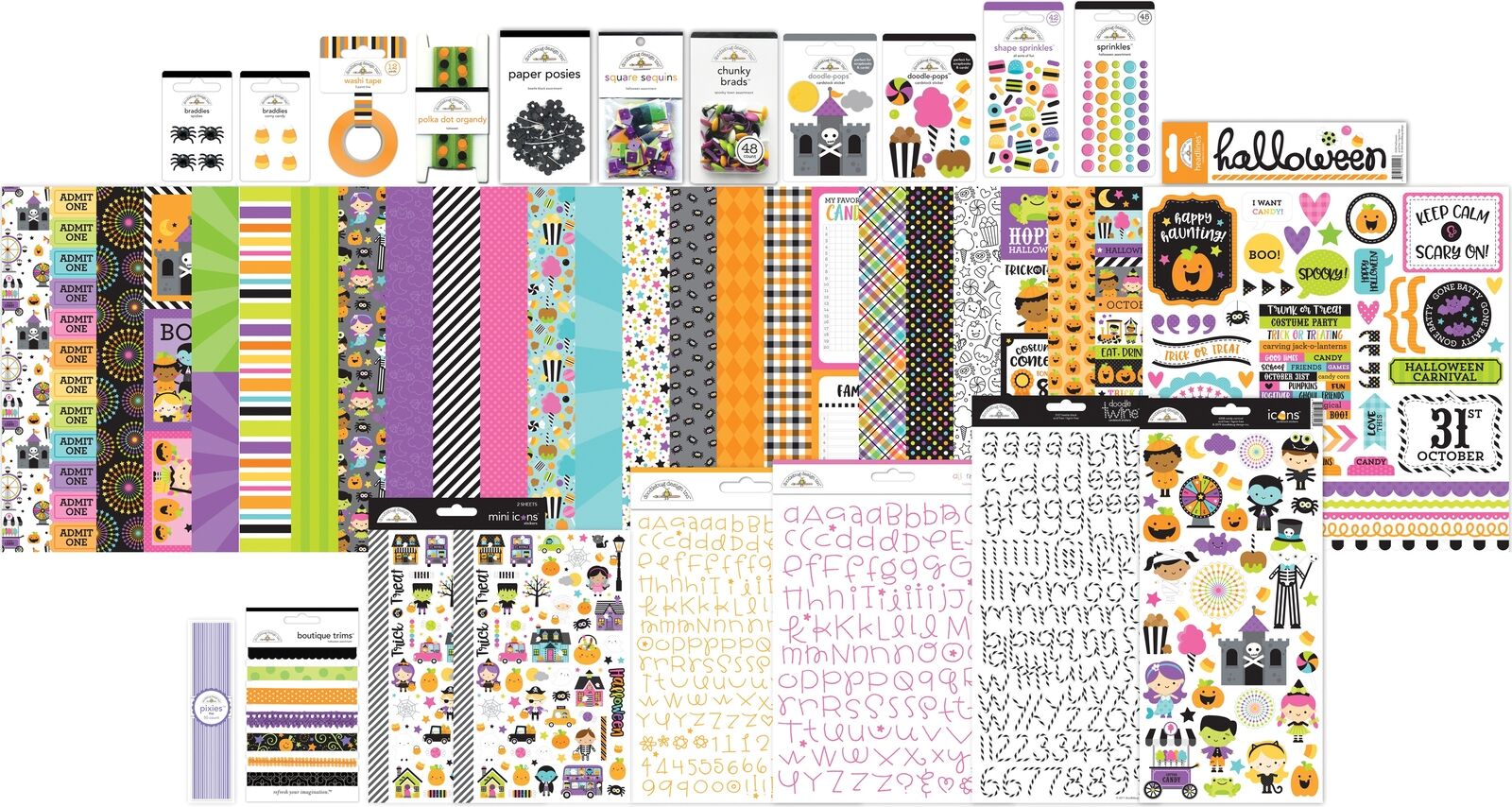 Doodlebug Collection Value Bundle-candy Carnival -db7449