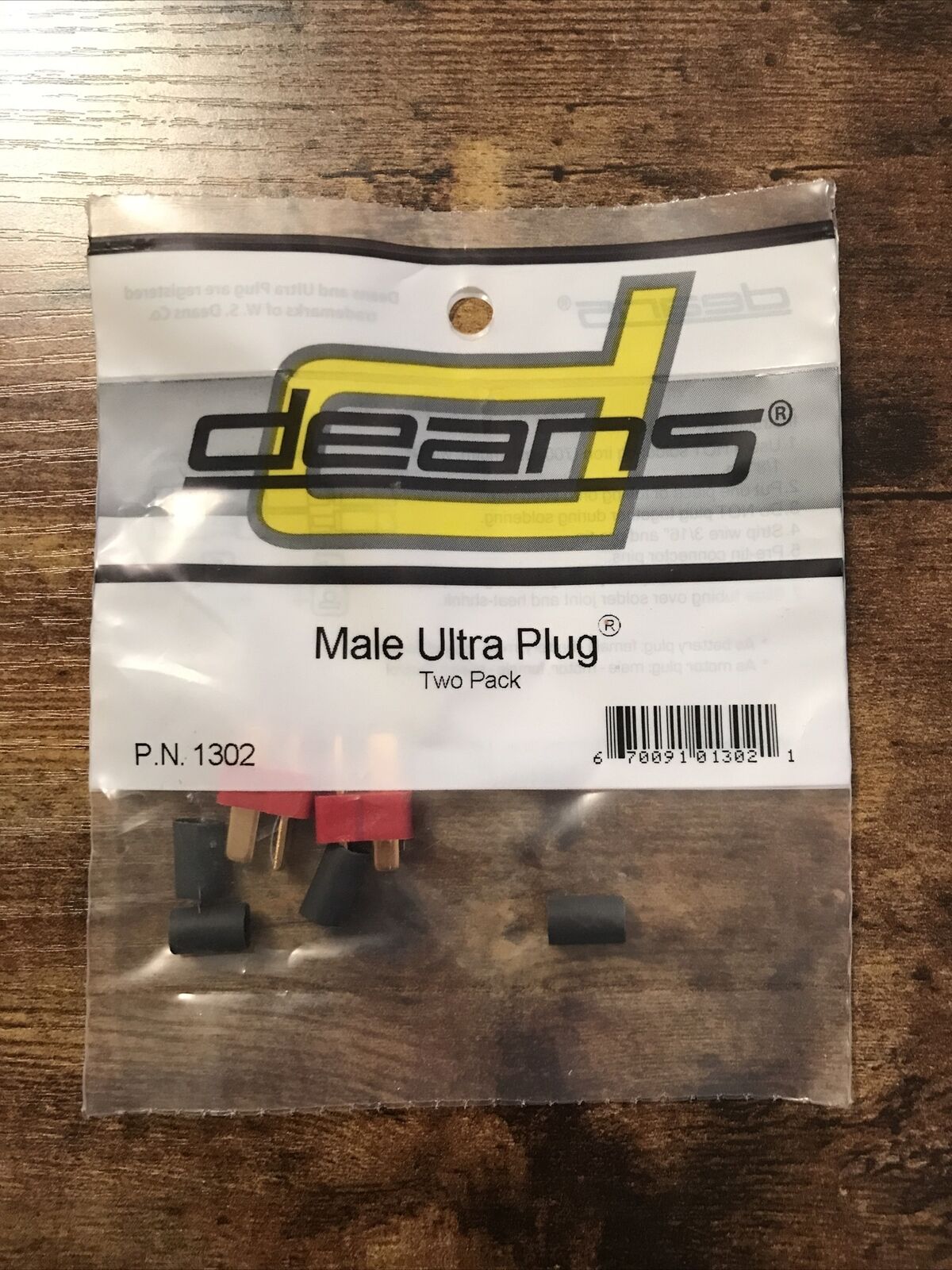 W. S. Deans Company 1302 Ultra Plug, Male (2)
